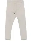 Dondup Elastic Waistband Casual Pants In Neutral