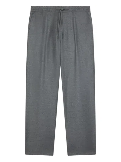 Dondup Drawstring-waist Trousers In Gray