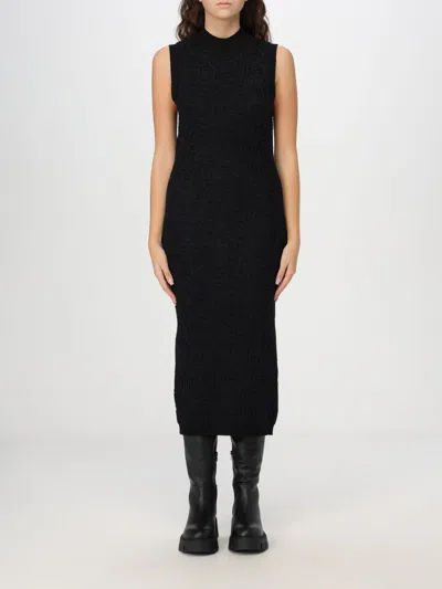 DONDUP DRESS DONDUP WOMAN COLOR BLACK,G29028002