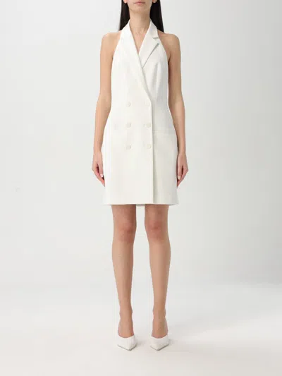 Dondup Dress  Woman Color White In Weiss