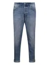 Dondup Dropped-crotch Jeans In Blue