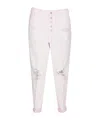 Dondup Koons Loose Denim Jeans Pants In White