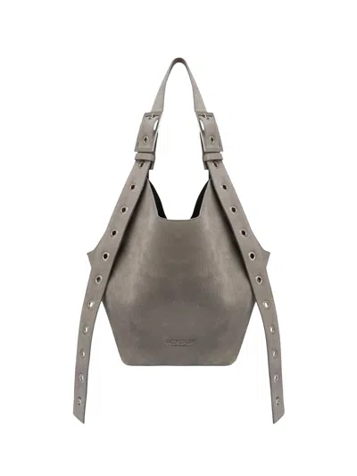 Dondup Dusty Gray Small Hobo Bag