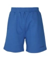 Dondup Elastic Waist Shorts In Blue