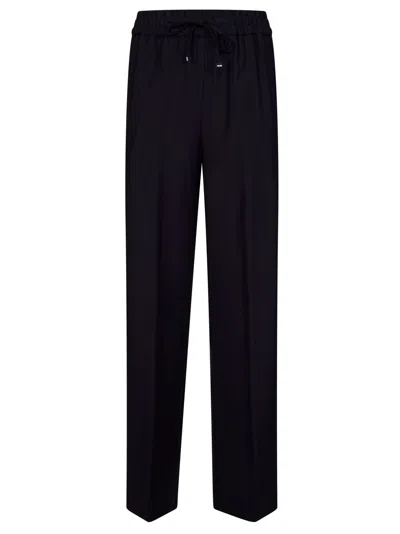 Dondup Elasticated-waistband Trousers In Blue