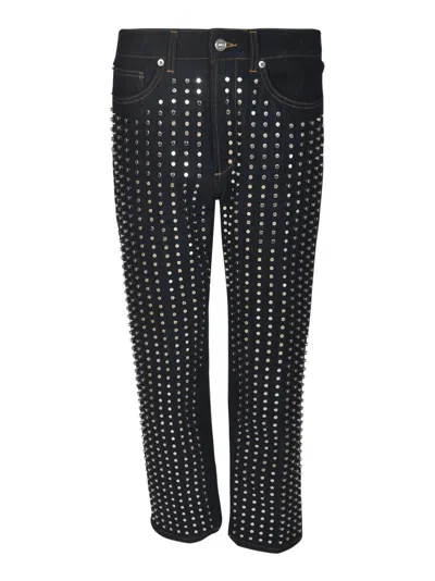 DONDUP EMBELLISHED FITTED JEANS