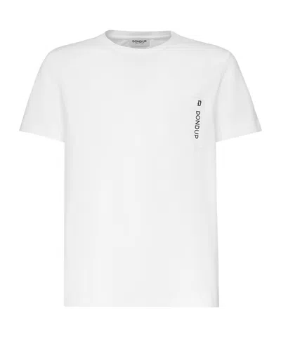 Dondup Emblem Pocket T-shirt In White