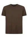 Dondup Embroidered Logo T-shirt In Brown