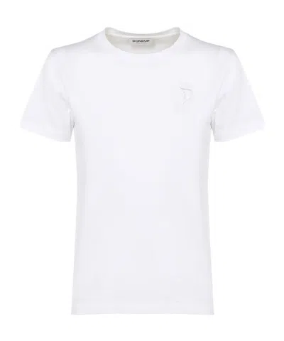Dondup Embroidered-logo T-shirt In White