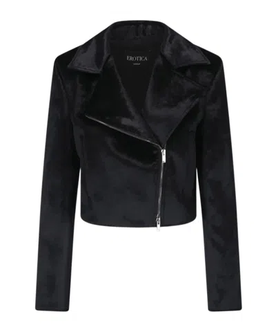 Dondup Erotica Cropped Zipped Jacket In Multi