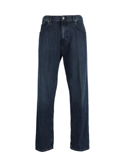 Dondup Straight-leg Denim Jeans With Classic Five-pocket Design In Multi
