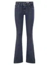 Dondup Flared Stretch Jeans In Blue