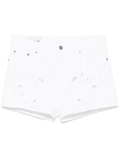 Dondup Evie Shorts In White