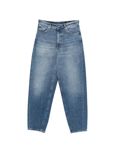Dondup Faded Denim Jeans In Blue