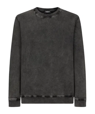 Dondup Faded-effect Sweatshirt In Black