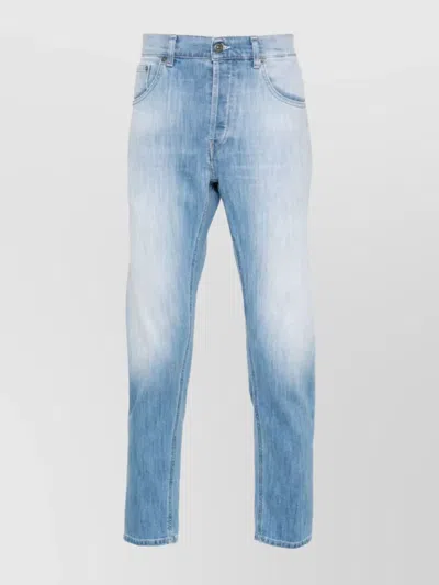 DONDUP FADED FIVE-POCKET JEANS WITH BELT LOOPS