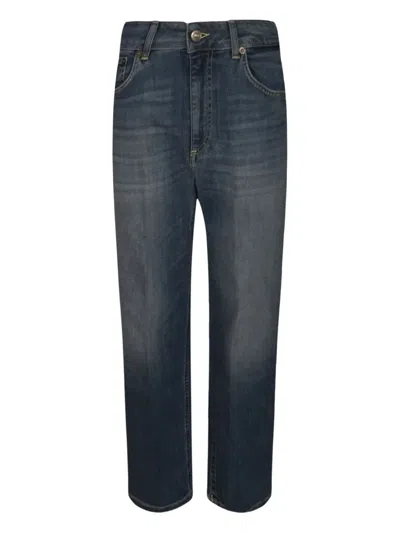DONDUP FADED STRAIGHT-LEG JEANS