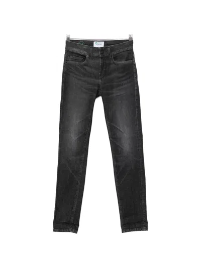 Dondup Faded-effect Jeans In Black