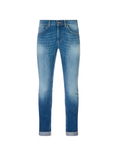 Dondup Faded-effect Jeans In Blue