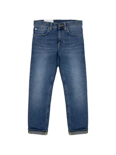 Dondup Kids' Faded-effect Jeans In Blue