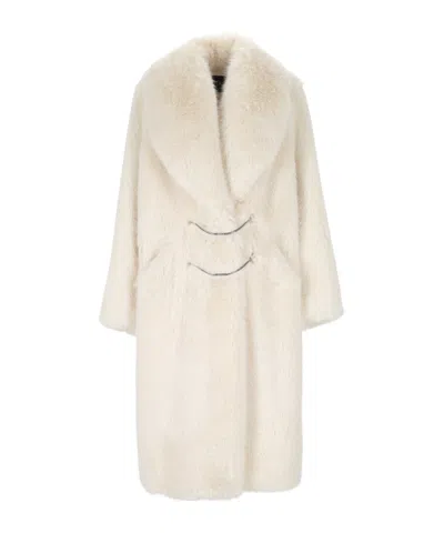 DONDUP FAUX-FUR COAT