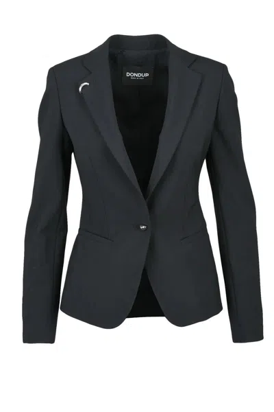 DONDUP FITTED BLAZER - BLACK