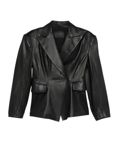Dondup Fitted Single-breasted Blazer In Black