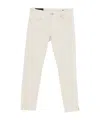 Dondup Five-pocket Belt-loop Jeans In Neutral