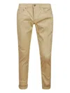Dondup Five-pocket Button-fly Pants In Neutral