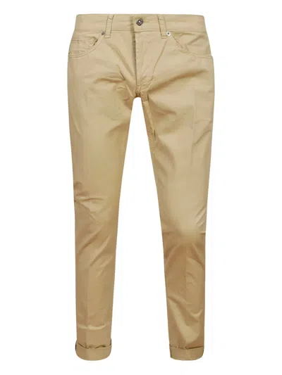 Dondup Five-pocket Button-fly Pants In Neutral