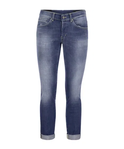 Dondup Five-pocket Denim Trousers In Blue