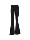 Dondup Super Skinny Bootcut Jeans With Flared Legs In Black
