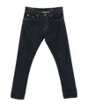 Dondup Denim Trousers With Belt Loops In Blue
