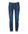 Dondup Slim-cut Low-rise Jeans In Blue