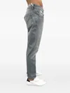 Dondup Five-pocket Jeans In Gray