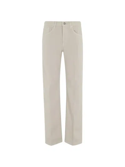 Dondup Five-pocket Jeans In Gray