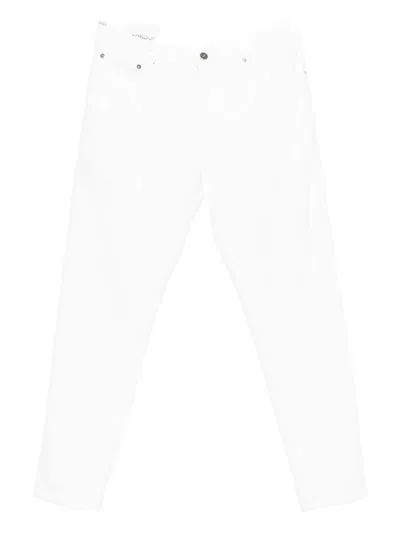 Dondup Five-pocket Jeans In White
