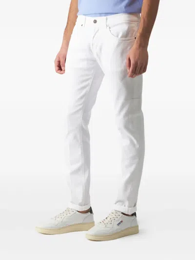 Dondup Logo-plaque Jeans In White