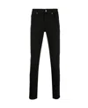 Dondup Five-pocket Slim-fit Jeans In Black