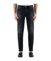 Dondup Belt Loop Jeans In Blue