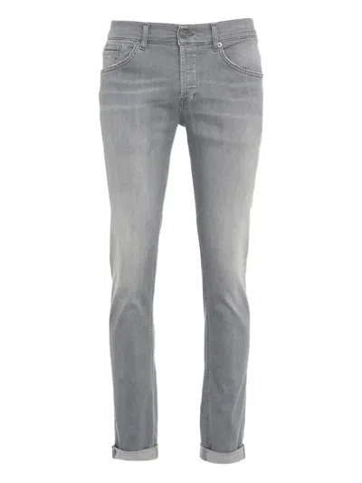Dondup Five-pockets Jeans In Gray