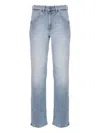 Dondup Five Pockets Straight-leg Jeans In Blue