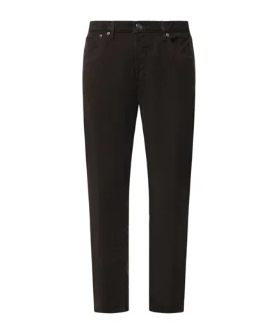 Dondup Five-pocket Jeans In Black