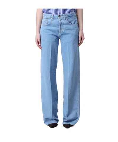 Dondup Five-pockets Button-fastening Jeans In Blue
