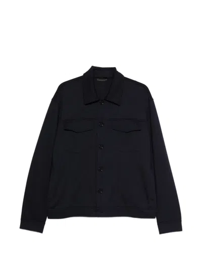 Dondup Flap-pocket Shirt In Black