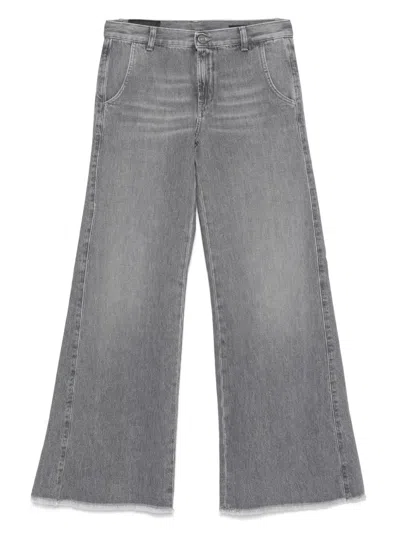 Dondup Kids' Flare Jeans In Grey