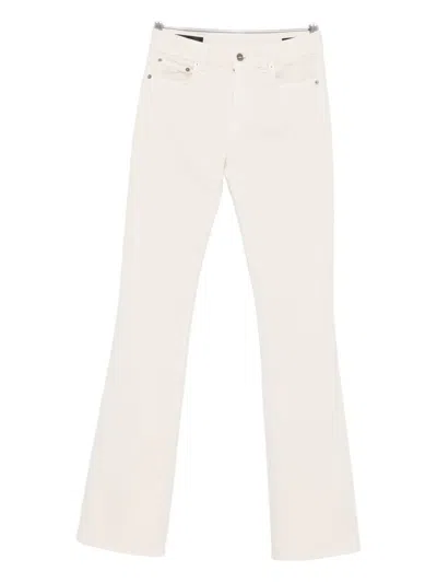 Dondup Flare Jeans In Neutral