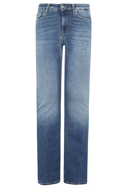 Dondup Flared Bootcut Jeans In Blue