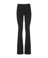 Dondup Flared Five-pocket Jeans In Black