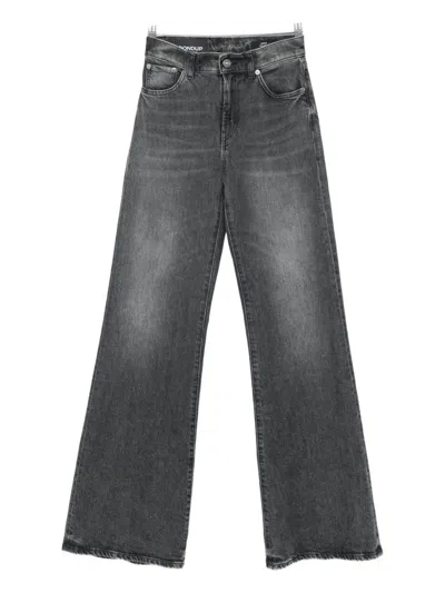 Dondup Flared Jeans In Black